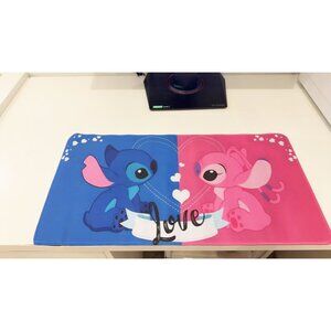 Extra Large Desk Mat, Pink & Blue Home Office Decor Mouse Pad